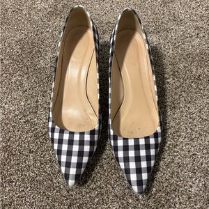 Dulci Gingham kitten heel - j crew
